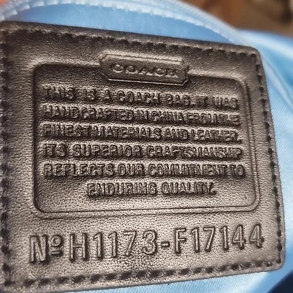 Coach Special Edition Holiday Tote Bag with Multicolor Shimmering Accents Euc - Picture 14 of 16